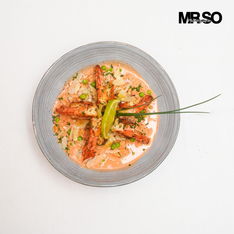 Risotto au gambas: Salade de poulpe passion MrSo photographe culinaire 45 Orléans, Loiret et Centre Val de Loire